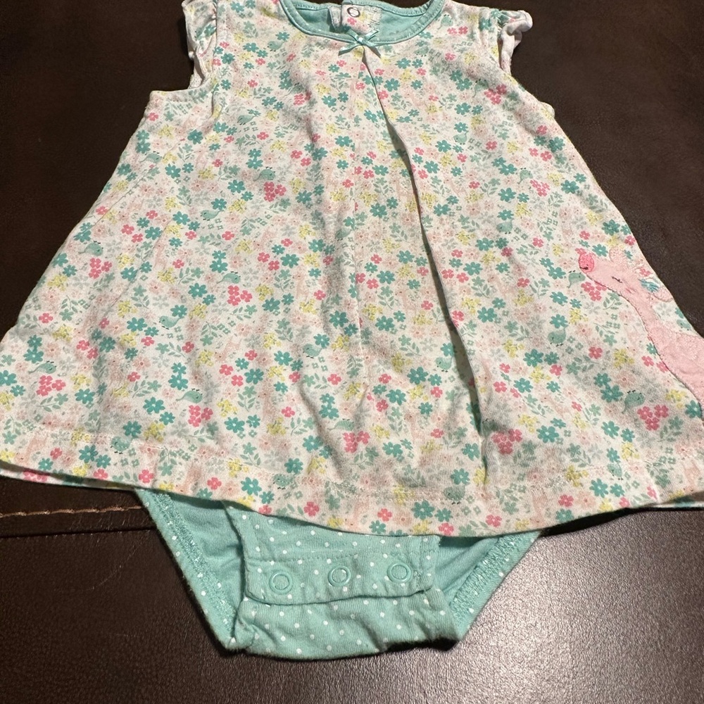 Floral and Polka Dot Baby Dresses Set - Bin 7 - Picture 2 of 7